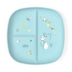 Chicco Piatto porzionato 18m+ azzurro –