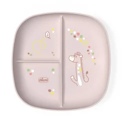 Chicco Piatto porzionato 18m+ rosa –