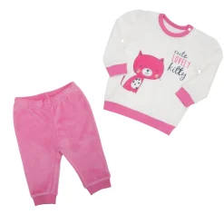 Mawi Pigiama due pezzi bimba bicolor /bianco