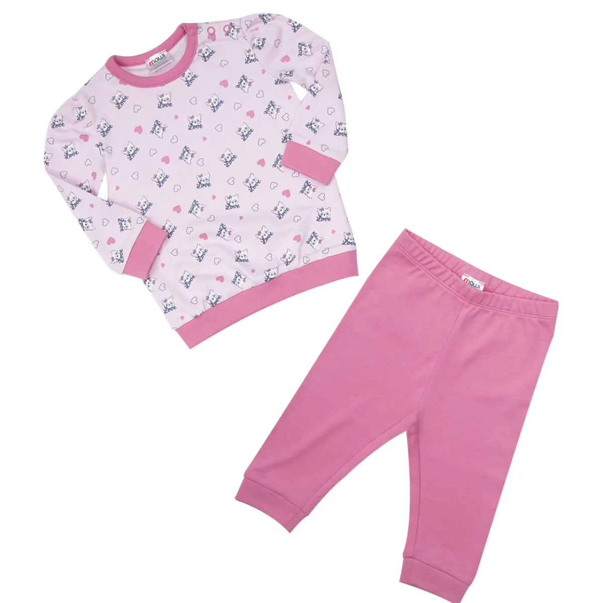 Mawi Pigiama due pezzi bimba “gattini”