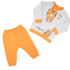 Mawi Pigiama due pezzi bimbo arancio “tigro”