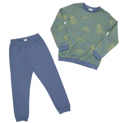 Mawi Pigiama due pezzi bimbo verde/ “dino”