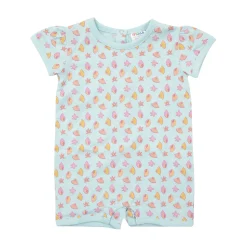 Mawi Pigiama intero bimba conchiglie azzurro