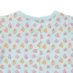 Mawi Pigiama intero bimba conchiglie azzurro