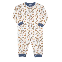 Mawi Pigiama intero bimbo panna stampa “tigrotti”