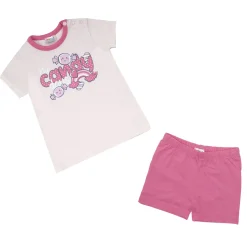 Mawi Pigiama maglietta e pantaloncino bimba “dolci caramelle”