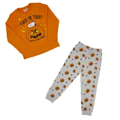 Jbrand Pigiami due pezzi gamba lunga kid m peanuts halloween