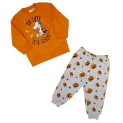 Jbrand Pigiami due pezzi gamba lunga baby m peanuts halloween