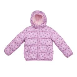 Mawi Piumino basic bimba lilla stampato