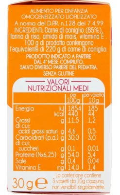 Plasmon – lio coniglio – 3x10g