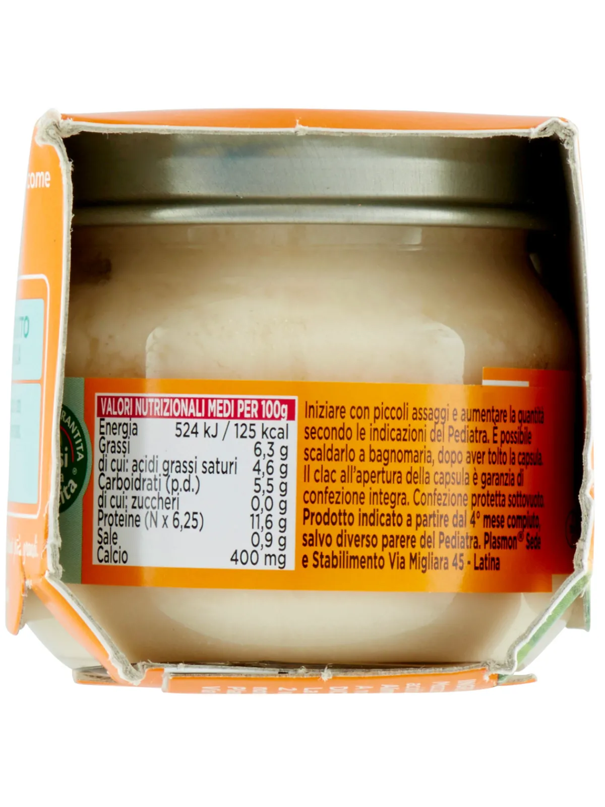 Plasmon – omo formaggino mozzarella – 2x80g