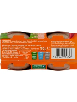Plasmon – omogeneizzato cavallo – 2x80g