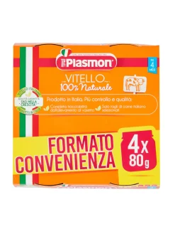 Plasmon – omogeneizzato vitello – 4x80g