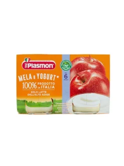 Plasmon – omogeneizzato yogurt mela – 2x120g