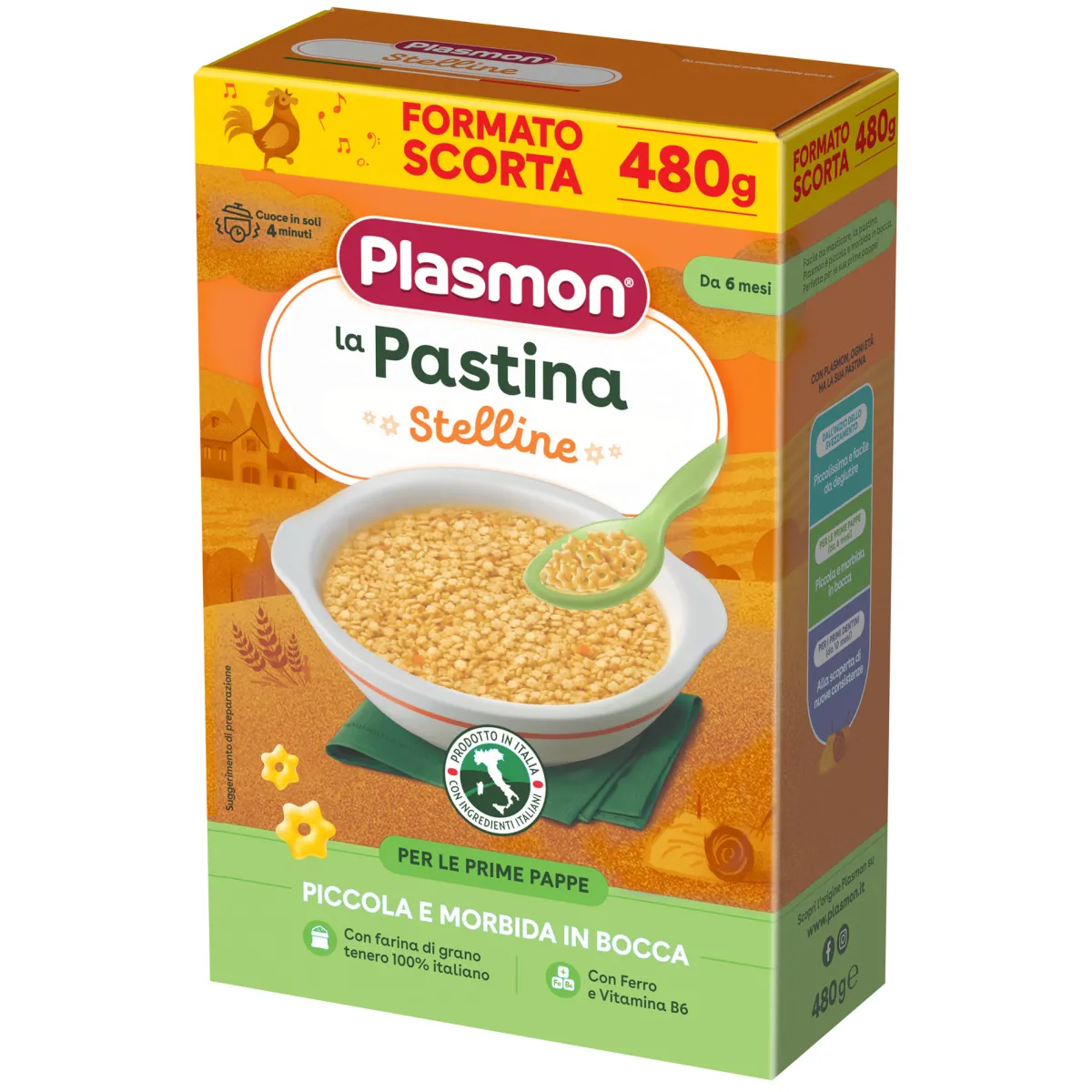 Plasmon – pasta stelline 480gr