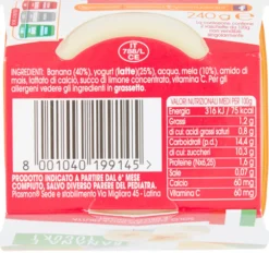 Plasmon – sapori di natura banana- yogurt – 2x120g