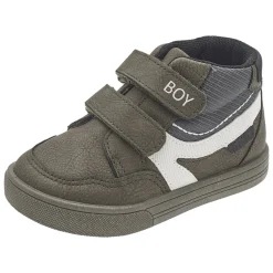 Chicco Polacchino falafel doppio velcro verde con scritta boy –
