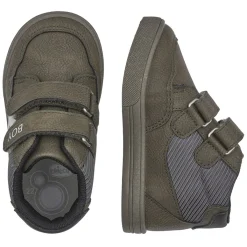 Chicco Polacchino falafel doppio velcro verde con scritta boy –