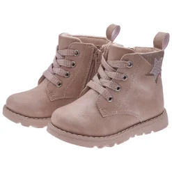 Chicco Polacchino flemma zip stringhate rosa con stella –