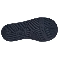 Chicco Polacchino foil blu stringhe e velcro con tocco bianco –