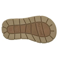 Chicco Polacchino formica beige con zip e stringato con fiocco –