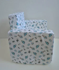 BIMBISICURI Poltrona bimbo bavaglino azzurro –