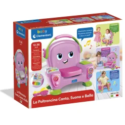 Baby Clementoni Poltroncina canta, suona e balla pink –