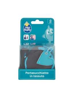 Neo Baby Portasucchietto in tessuto azzurro