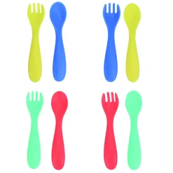 Nuby Posate (cucchiaio e forchetta) 6 pz –