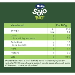 Hero Pouch bluey mela banana pesca albicocca 100g –