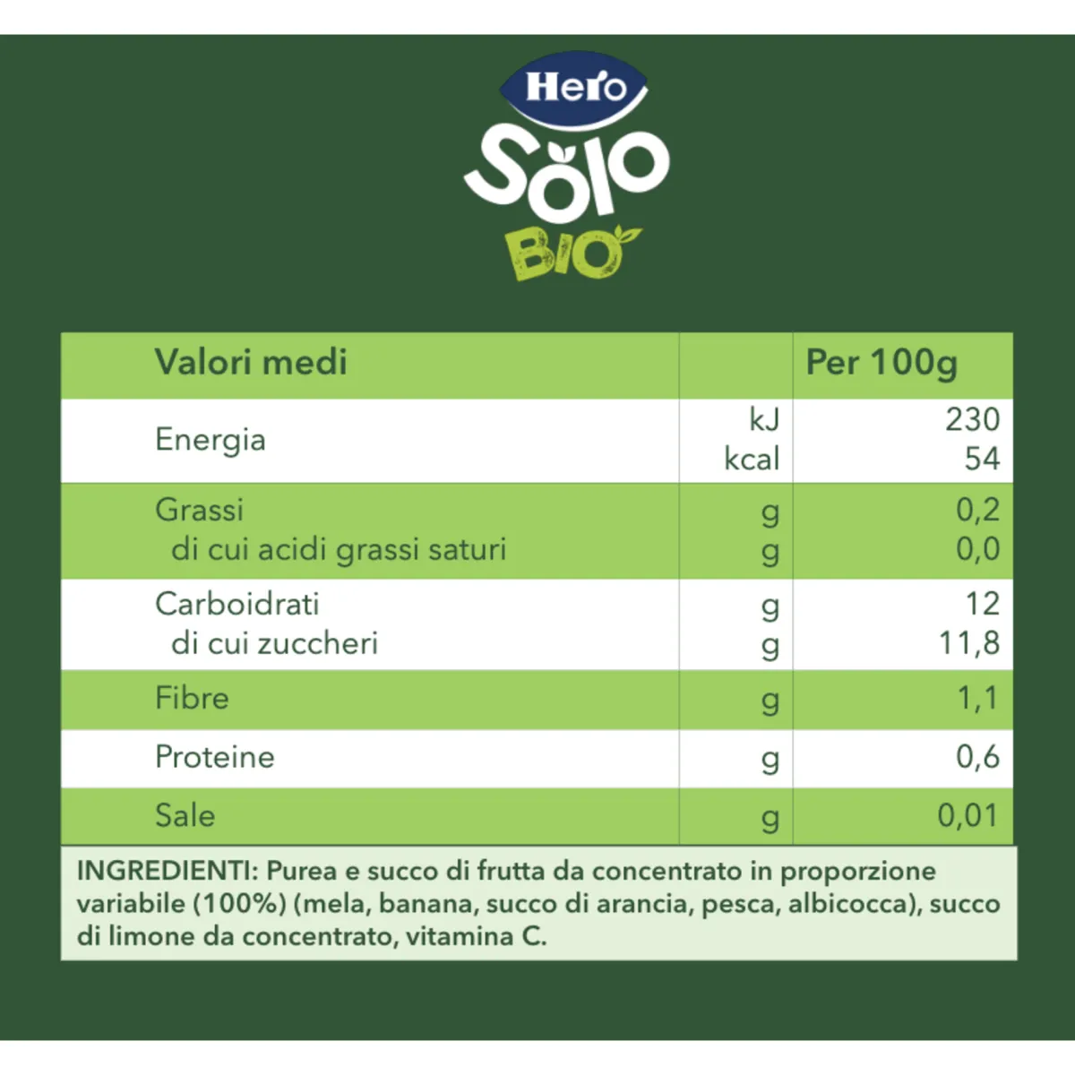 Hero Pouch bluey mela banana pesca albicocca 100g –