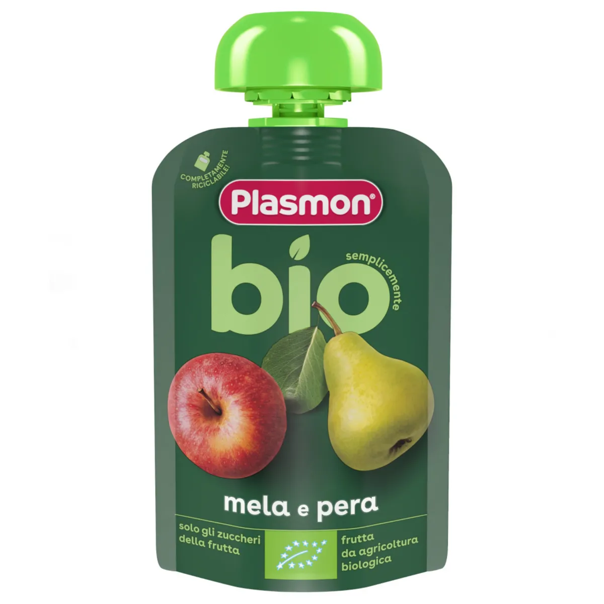 Plasmon Pouch mela e pera bio 100gr –