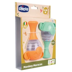 Chicco Primi giochi – maracas linea eco+, 6-36 mesi –