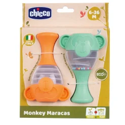 Chicco Primi giochi – maracas linea eco+, 6-36 mesi –