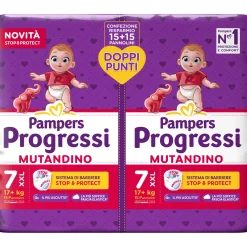 Catalogo Pampers Progressi mutandino 6 xxl pacco doppio 15kg+ – 30 pz – pampers