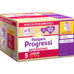 PAMPERS Progressi mutandino taglia 5 junior esa pacco x102 –