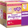 Catalogo Pampers Progressi mutandino taglia 6 xl quadri pacco x60 – pampers