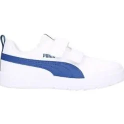 Puma – sneakers courtflex v3 v ps bianco/blu