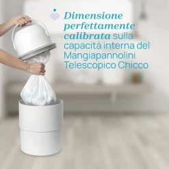 Chicco Sacchetti per pattumiera telescopica 15×3 –