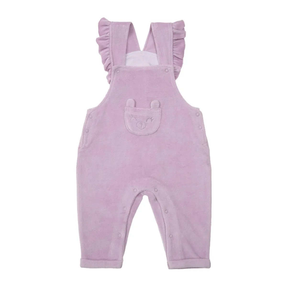 Mawi Salopette ciniglia bimba lilla