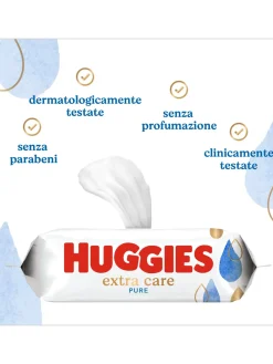 Bambino Huggies Salviettine pure extra care – 56 pezzi