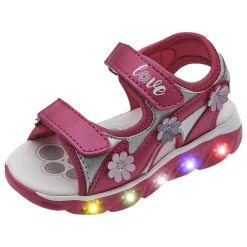 Chicco Sandalo bimba con luci colorate nella suola e doppio strappo