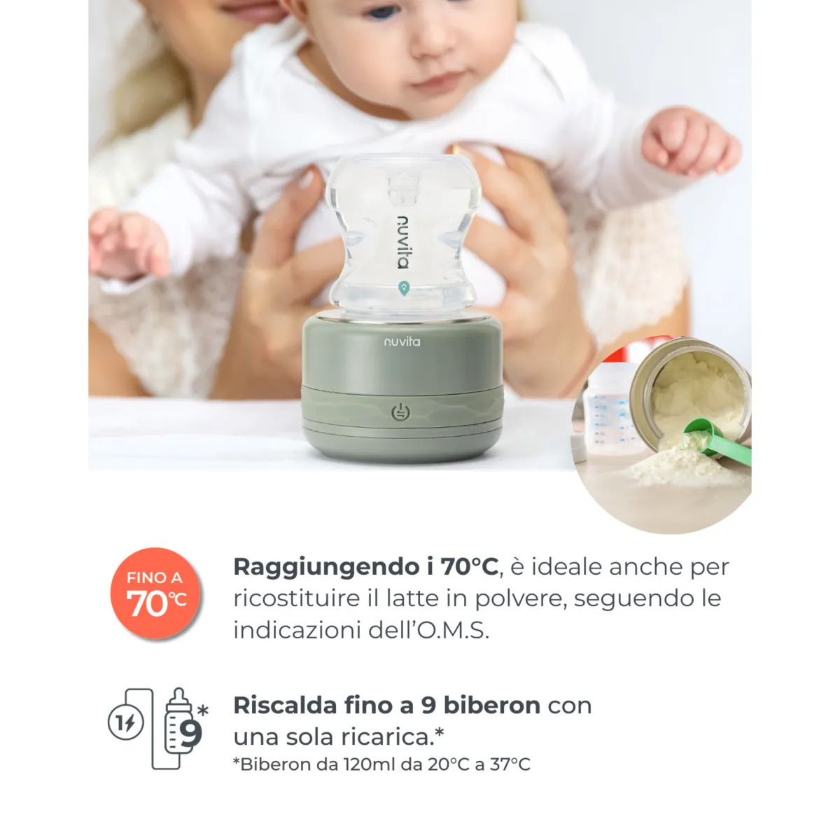 Nuvita Scaldabiberon portatile universale warm70 –