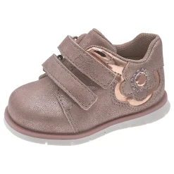 Chicco Scarpa fenix doppio velcro rosa con fiore laterale –