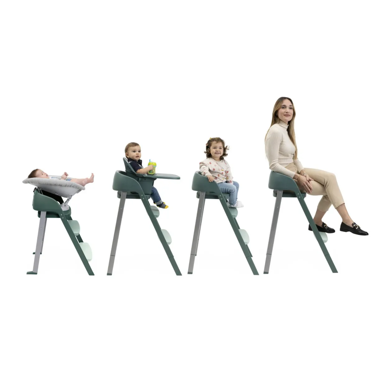 Chicco Sedia evolutiva crescendo up imperial green re_lux-