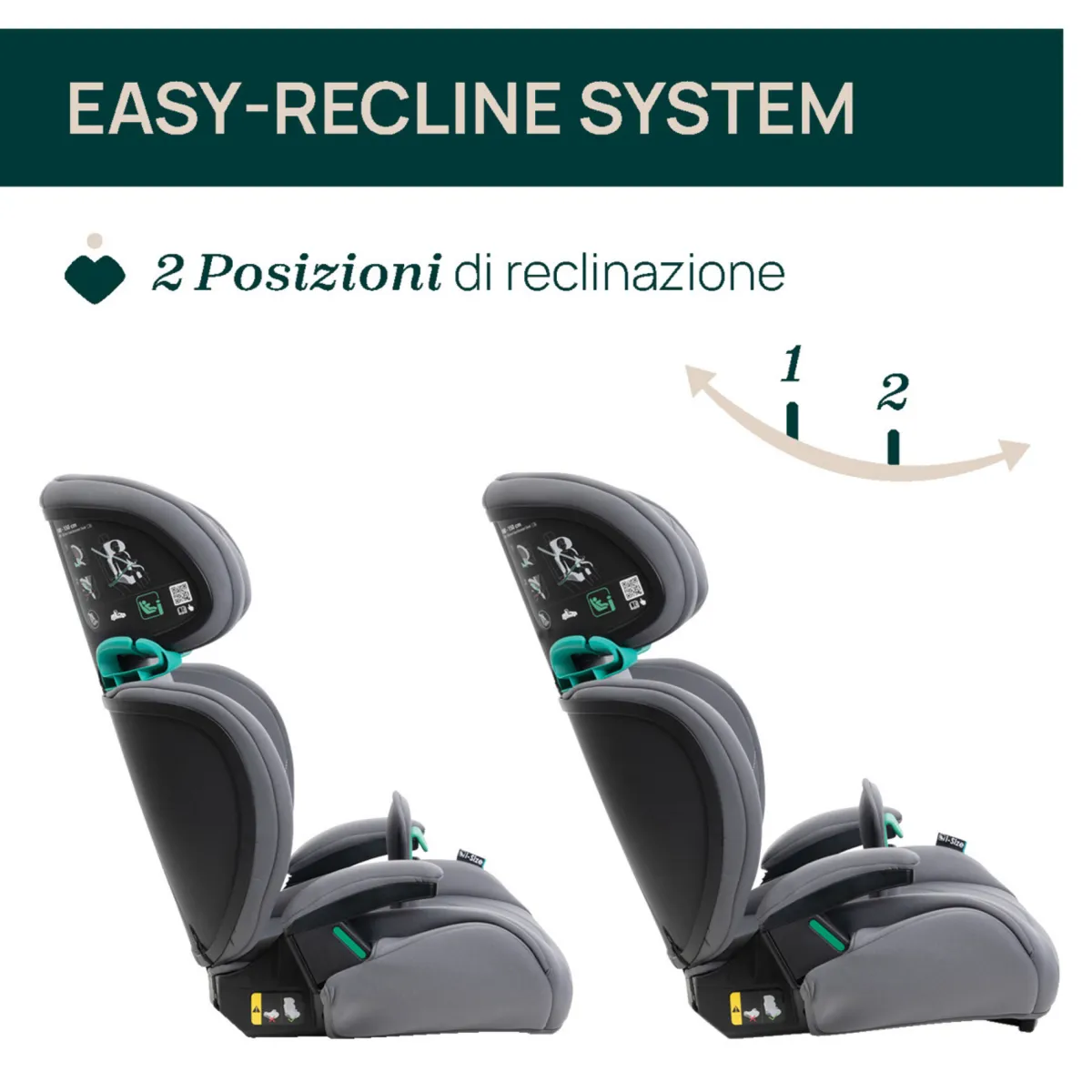 Chicco Seggiolino auto quizy lite i-size (100-150 cm) –