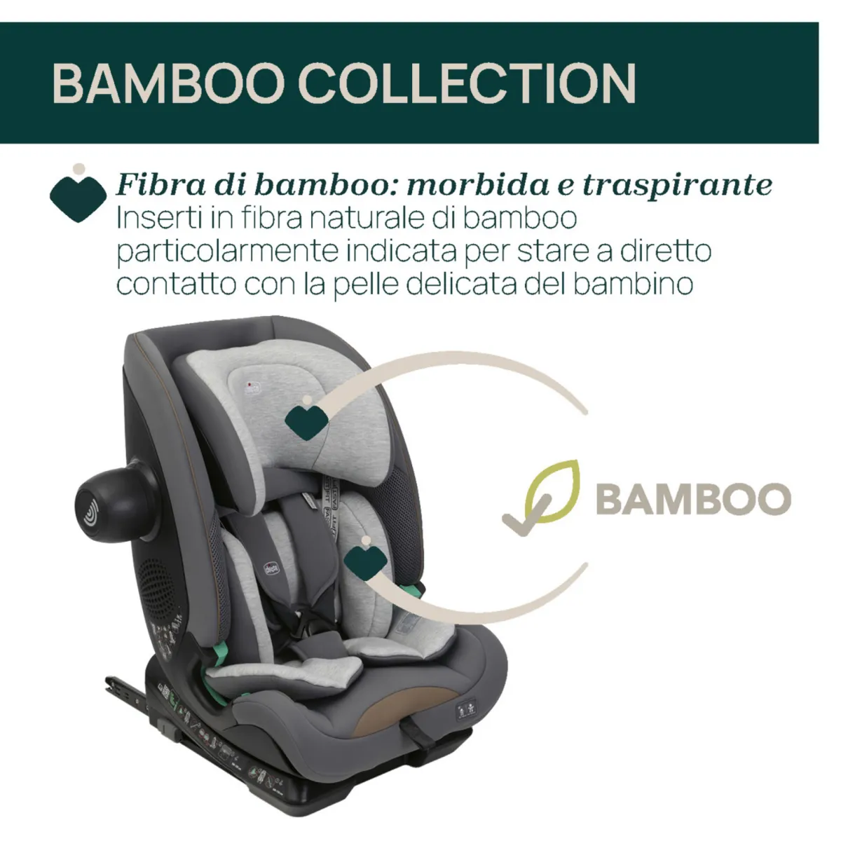Chicco Seggiolino auto seat&go (76-150 cm) glam grey –