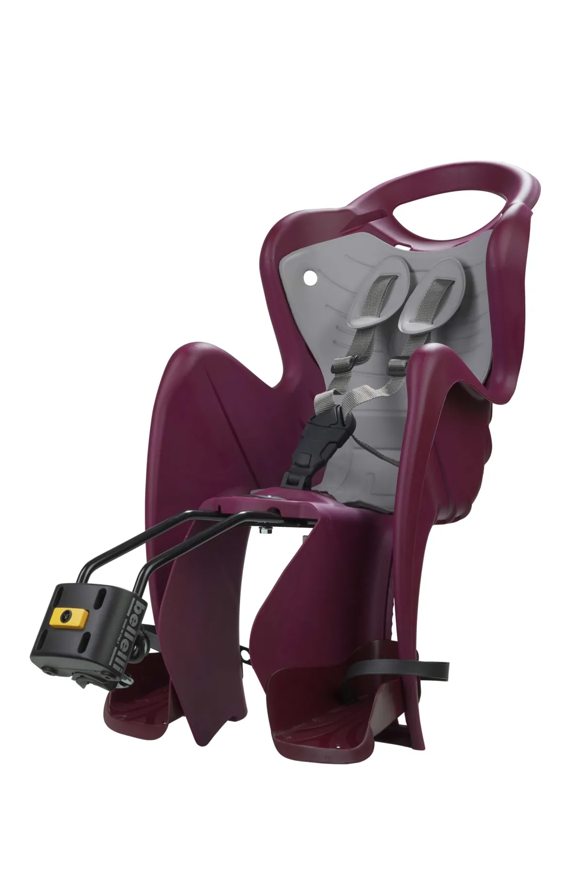 Bellelli Seggiolino bici posteriore mr fox frame red must luxe