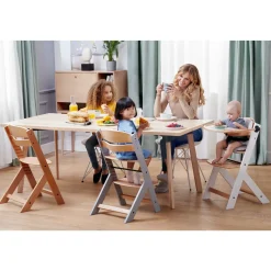 KinderKraft Seggiolone pappa enock natural wood –