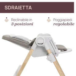 Chicco Seggiolone polly armonia scandinavian-